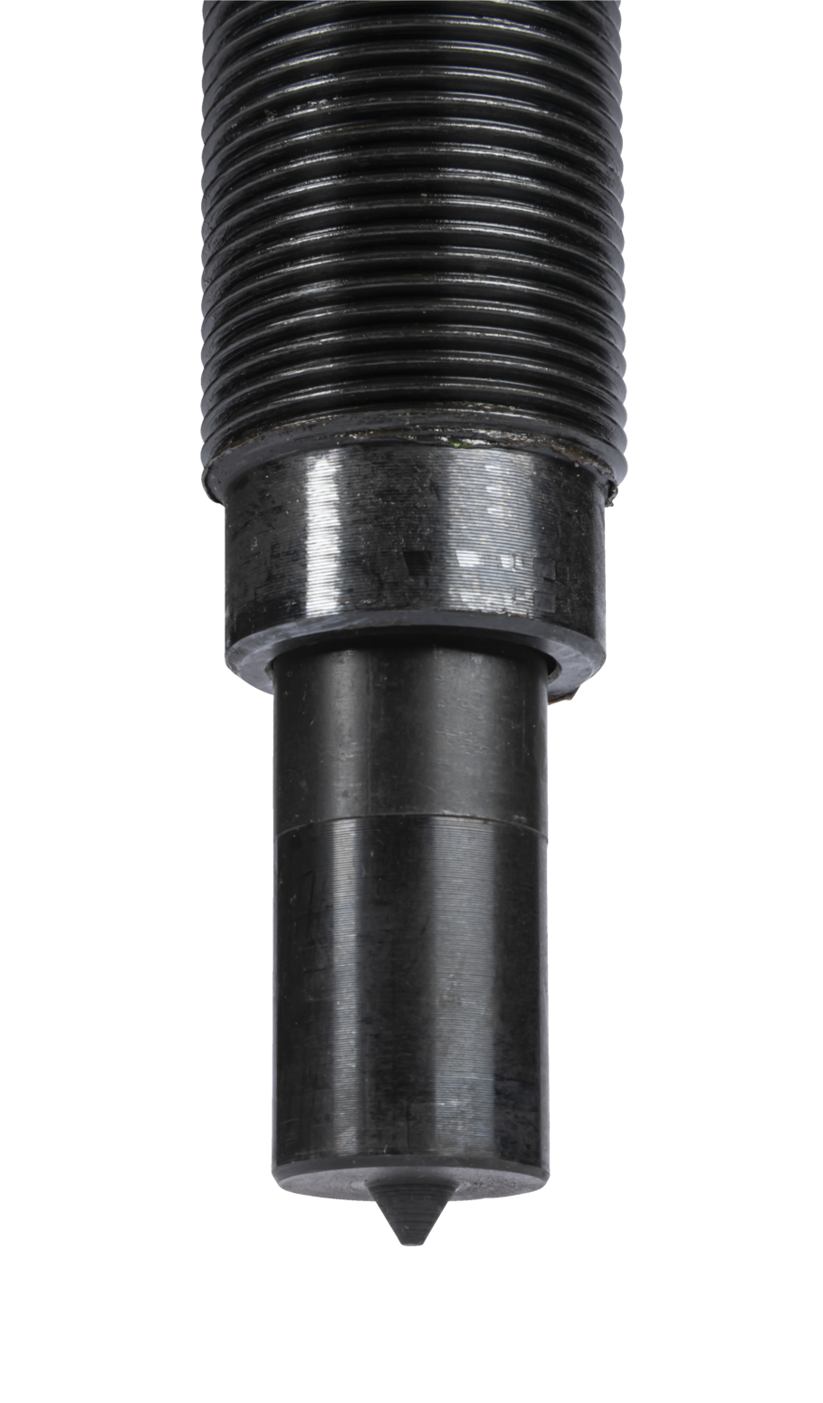 Close-up of the spindle tip of the hydraulic extractor 18-5-B
