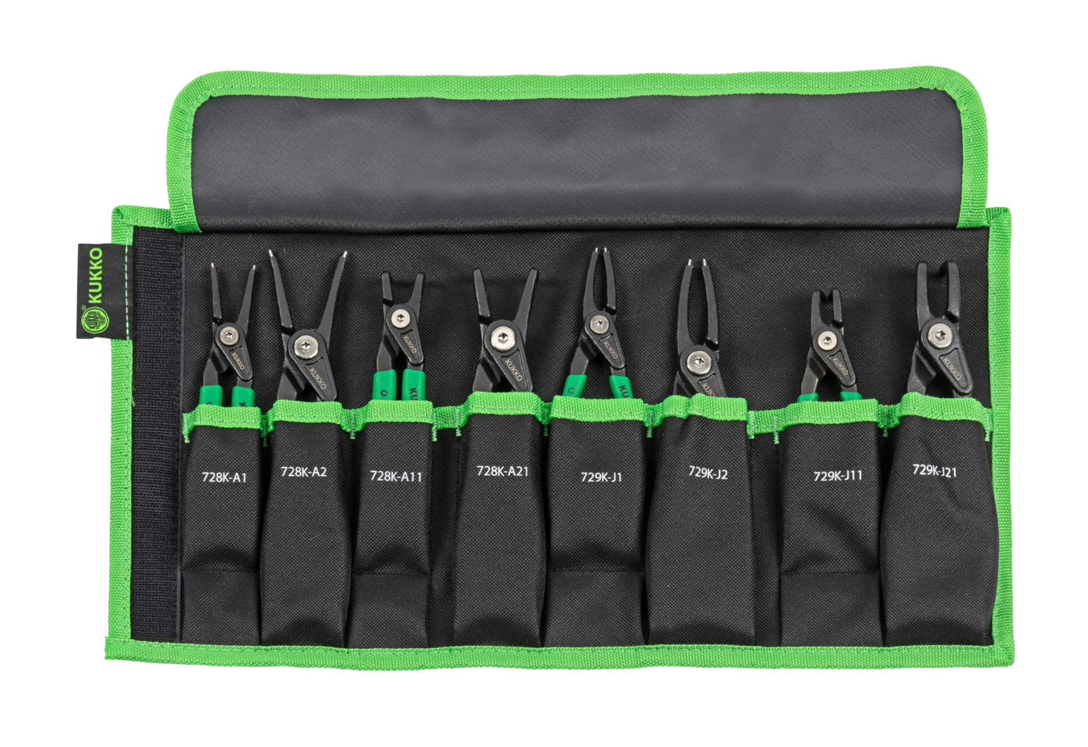 The circlip pliers set 728K-729 for mounting and dismounting circlips