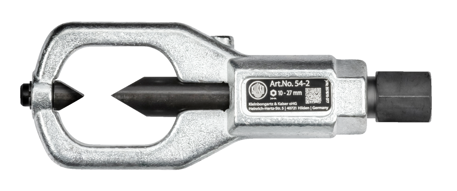 A double-edged, mechanical nut blaster of the 54 series for blasting stuck nuts of grades 5, 6 and 8