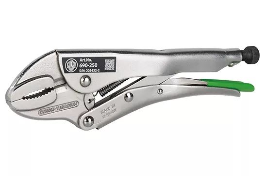 A close-up of a 690 Series Universal Grip Pliers